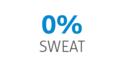 0% sweat