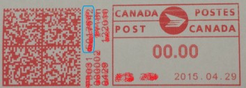 indicia meter stamp